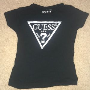 Black Guess Shirt! For girls!